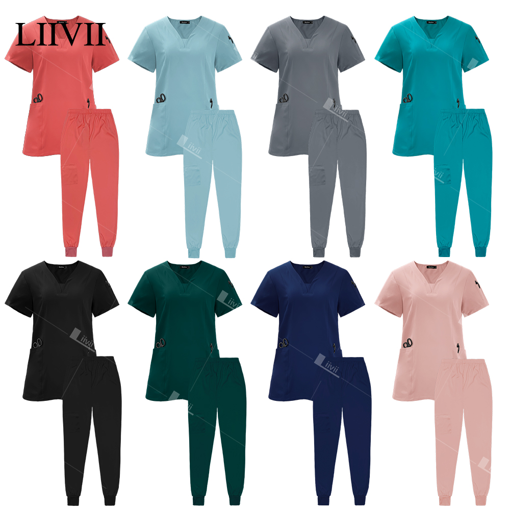 Medical Lab Uniform - Surgical Uniforms Woman Scrub Set Medical