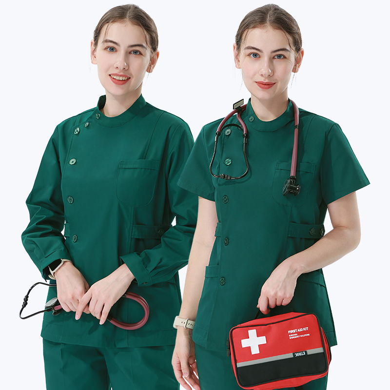 Medical Lab Uniform - Traditonal Nurse Scrubs Set Medical Uniforms