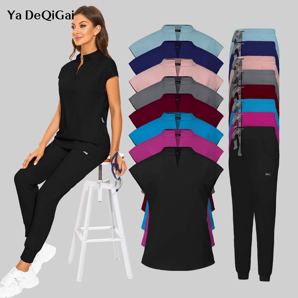 Plus Size Scrubs Set Women Med - огляд і ціна Medical Lab Uniform