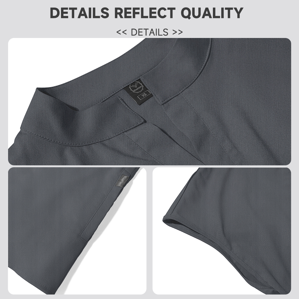 Fashion Stand Collar Scrubs To - огляд і ціна Medical Lab Uniform