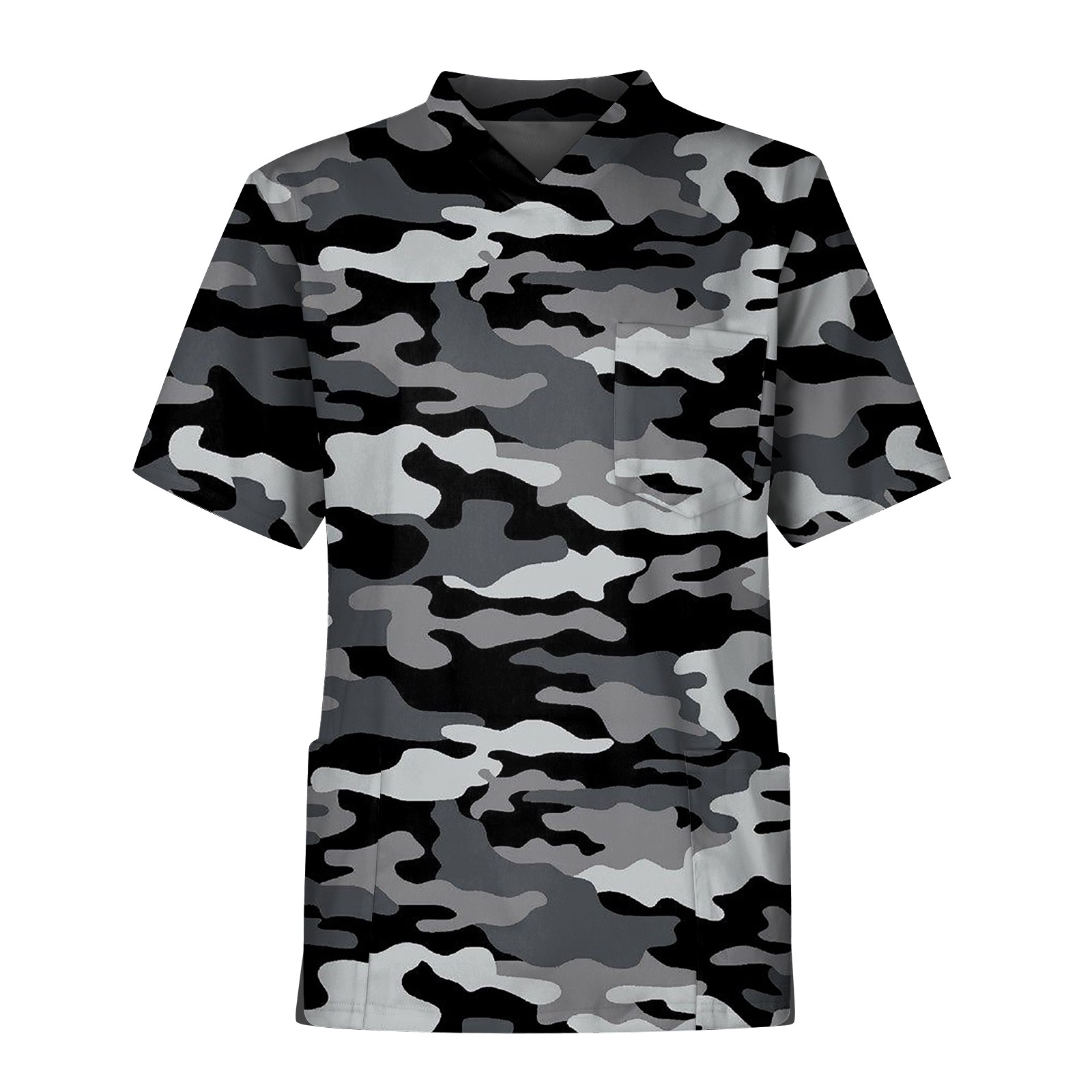 Men'S Camouflage Print Nurse U - огляд і ціна Medical Lab Uniform