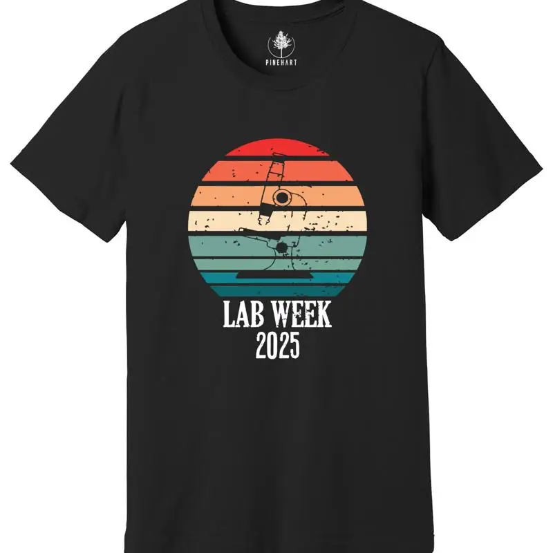 Retro Lab Week 2025 T-shirt, M - огляд і ціна Medical Lab Week 2025