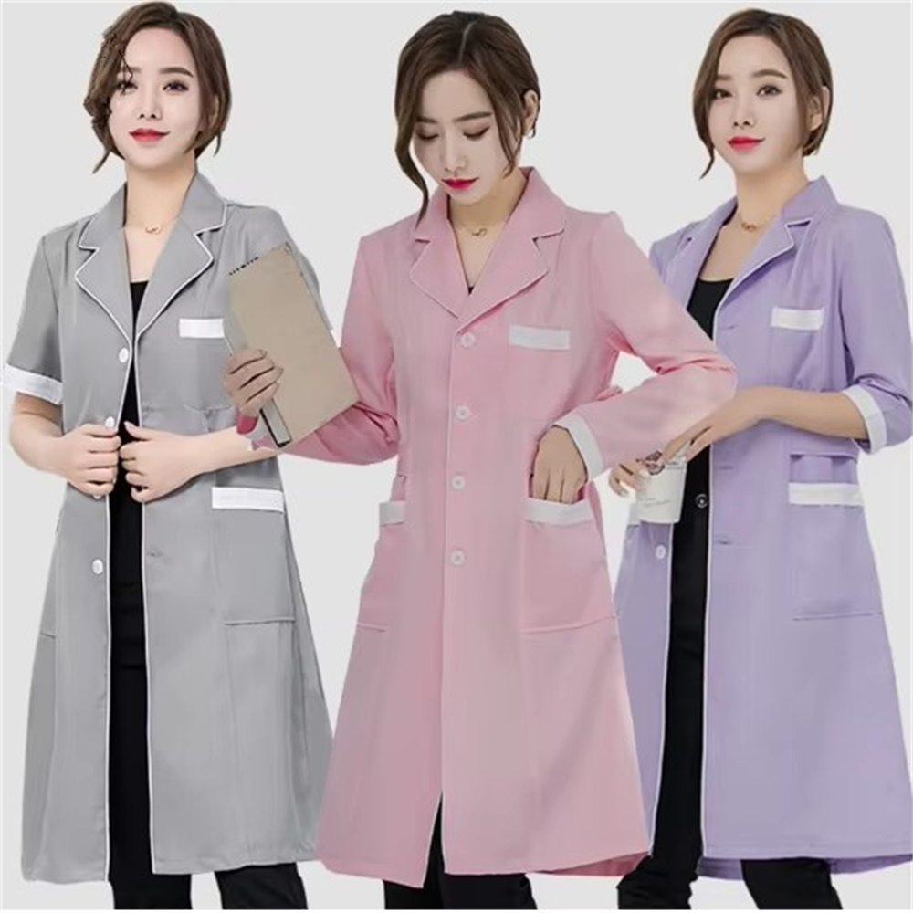 High grade gray solid color sl - огляд і ціна Medical Lab Uniform