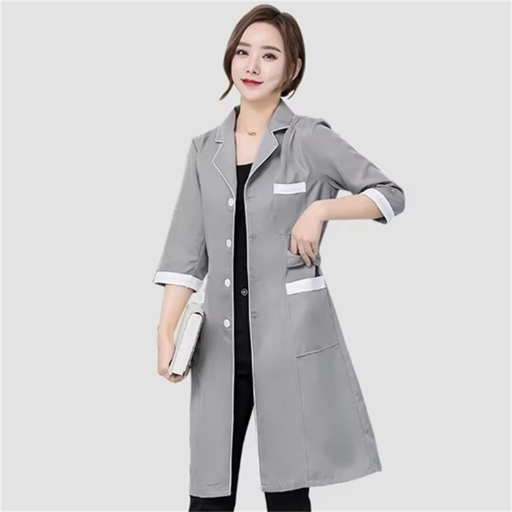 High grade gray solid color sl - огляд і ціна Medical Lab Uniform
